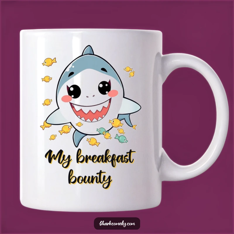 Funny Kawaii Shark Juggling Mug: Whimsical Chef, Perfect Gift for Fish Lovers