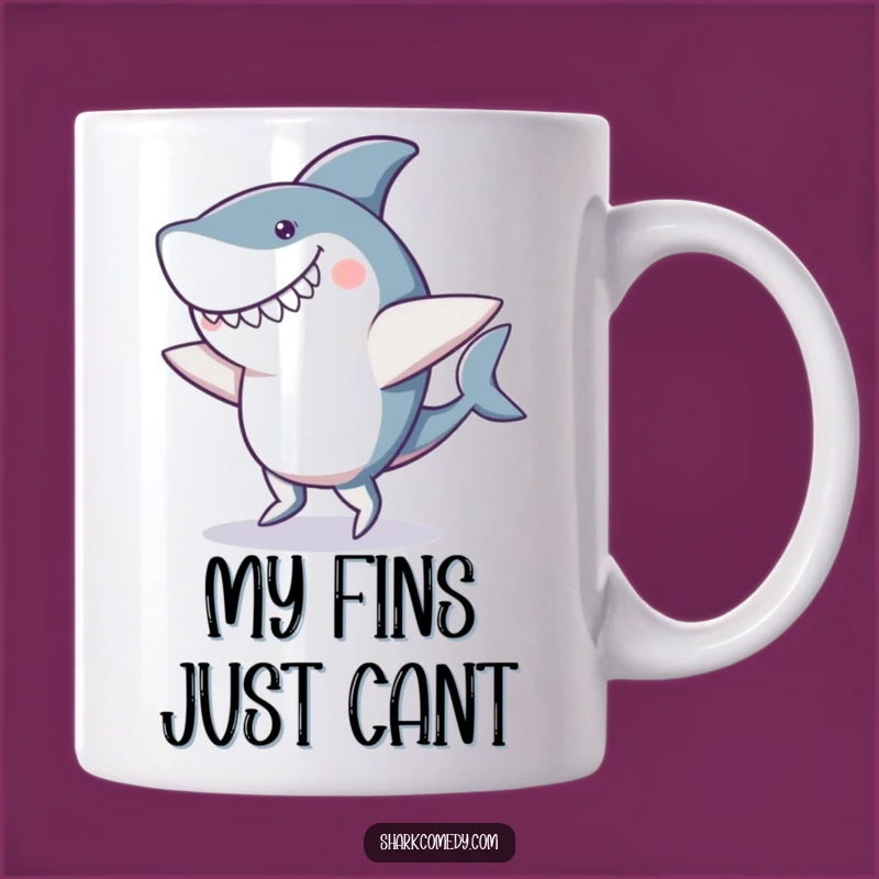 Funny Shark Dance Mug: A Clumsy Dancer's Perfect Gift for Giggles