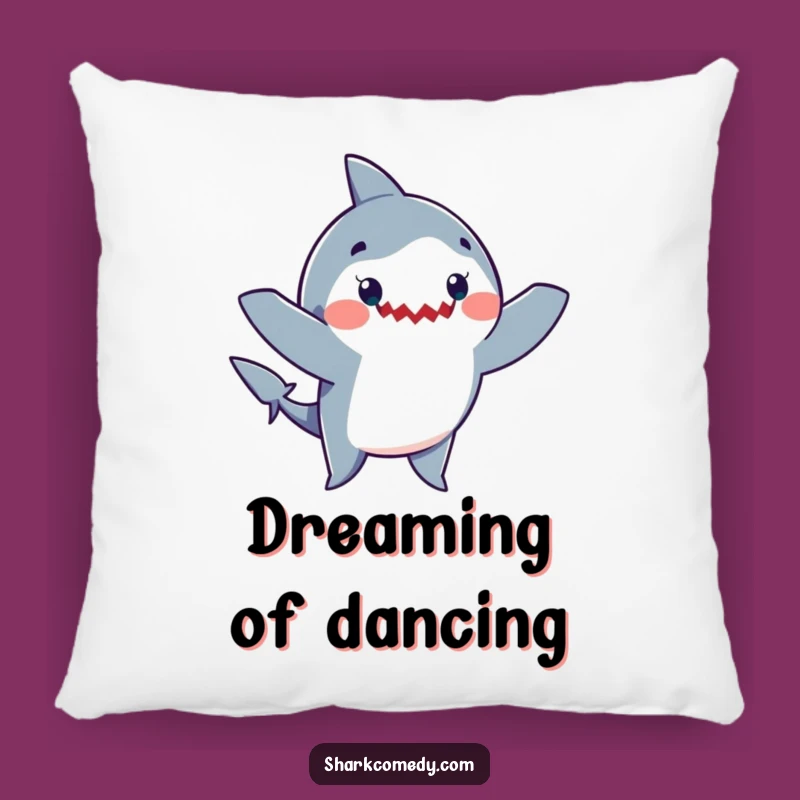 Funny Shark Dance Pillow - Soft & Comfy Waving Arms Cushion for Joyful Decor