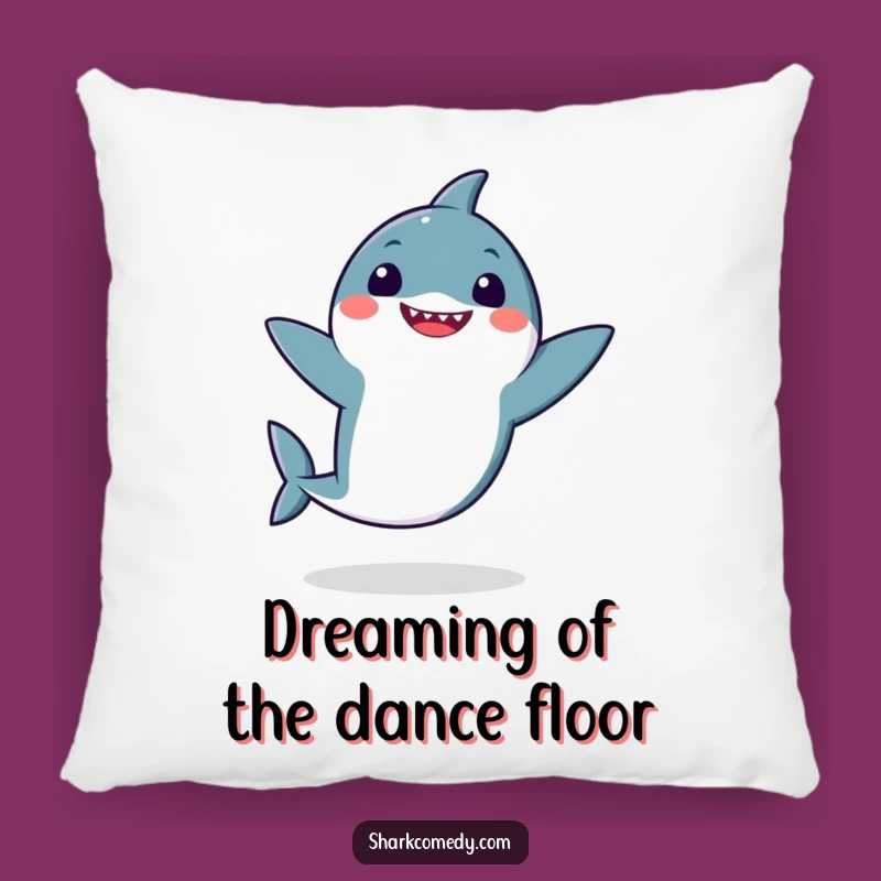Funny Kawaii Shark Dance Pillow: Cuddle Up with Comedy