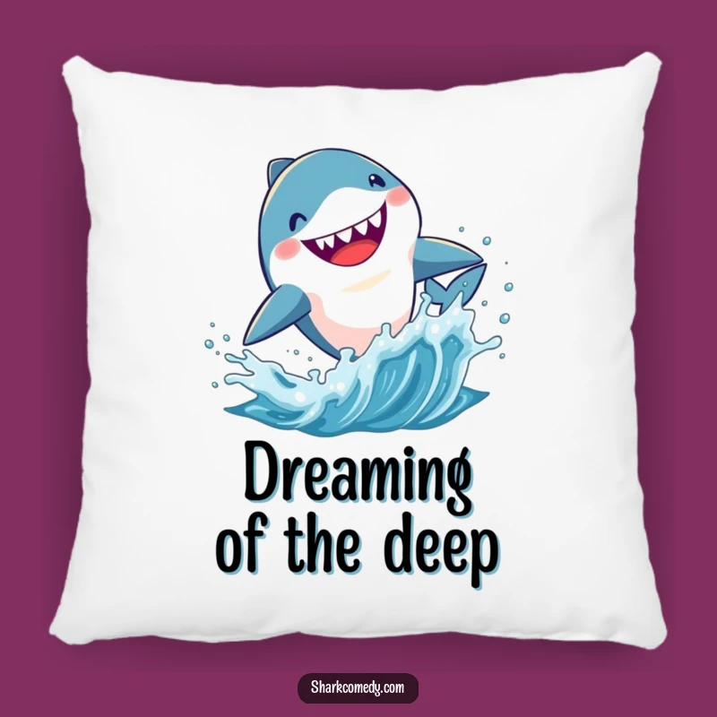 Funny Kawaii Shark Pillow: Cuddle Up with Hilarious Ocean-Inspired Comfort