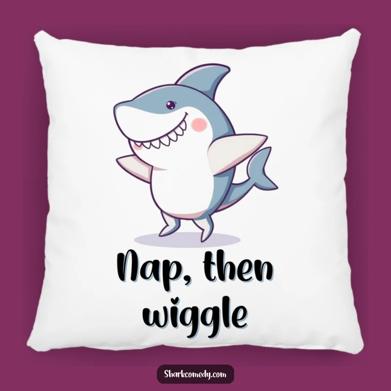 Funny Shark Dance Pillow: Cuddle Up with Clumsy, Comical Charm