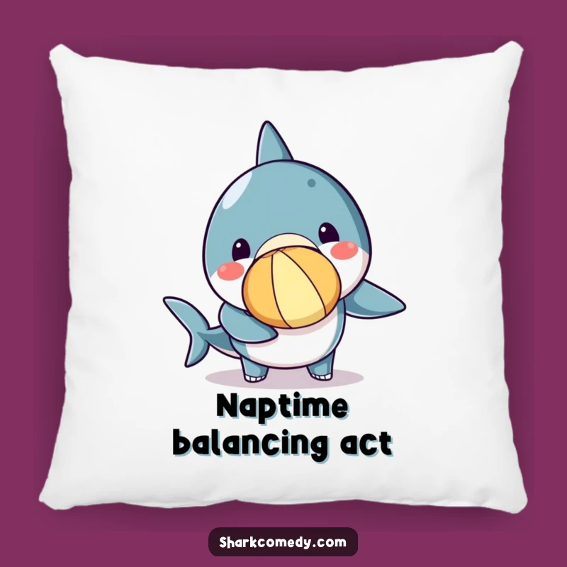 Soft Funny Kawaii Shark Beach Ball Pillow, Cozy and Hilarious Funny Gift