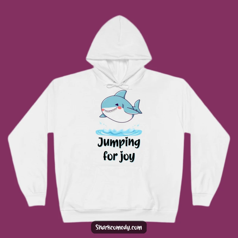 Cozy Funny Small Shark Hoodie: Silly Grin Comfort, Ocean Style, Perfect Gift