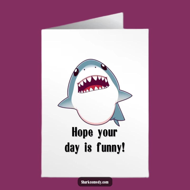 Free Printable Birthday Card: Joke-Telling Shark Gag - Hilarious Downloadable Gift