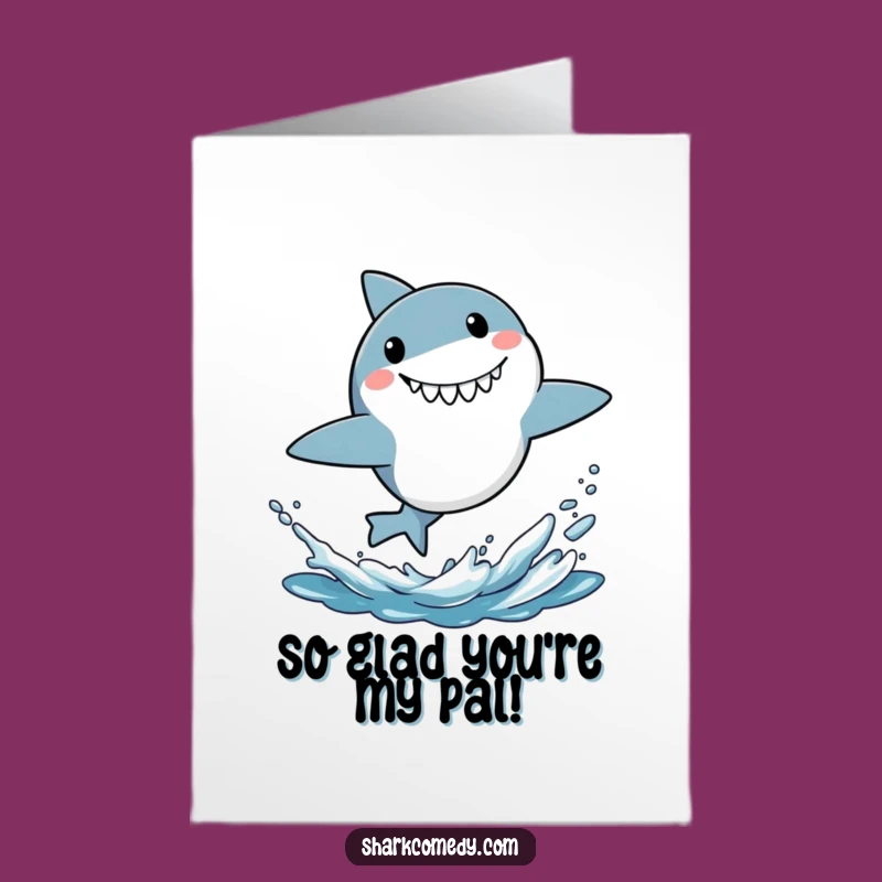 Free Printable Shark Thank You Card: Surprised Leap Download Your Gratitude