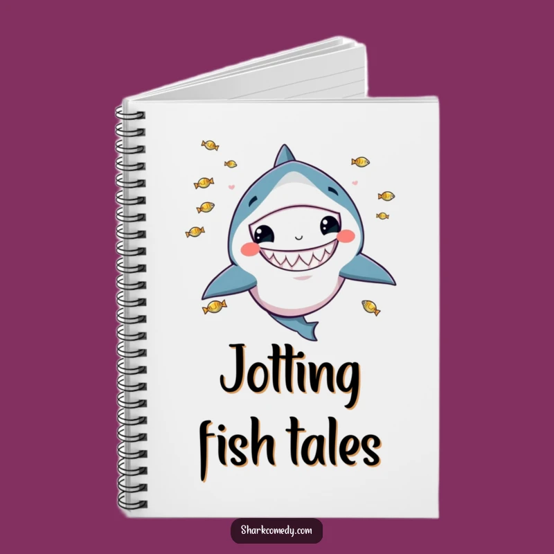 Funny Kawaii Shark Notebook: Jot Down Fun Tricks, Perfect Creative Funny Gift!