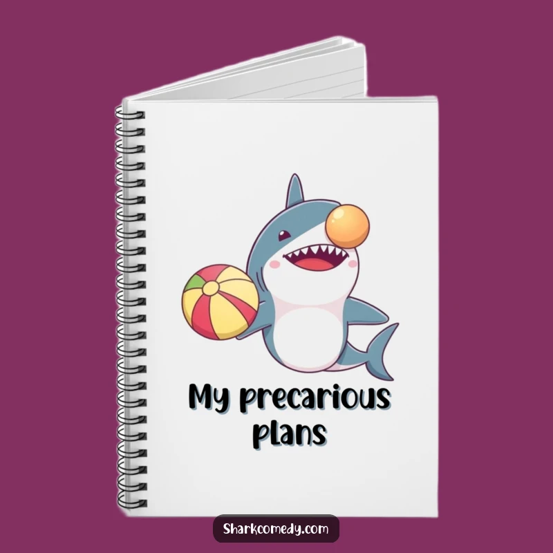 Funny Shark Tiny Arms Beach Ball Balance Notebook A Journal Gift