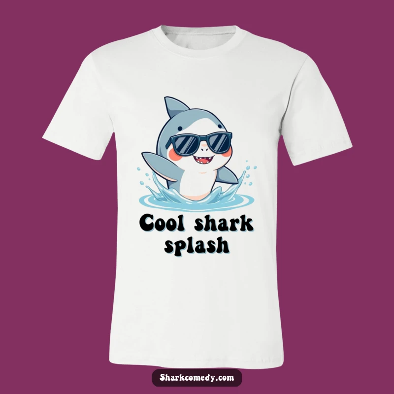 Funny Shark Sunglasses T-Shirt: Cool Splash Tee, Playful Ocean Gift