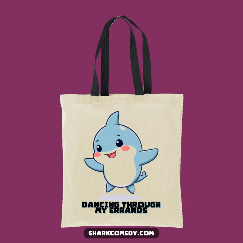 Funny Kawaii Shark Tote Bag: Carry Your Grooves with Hilarious Style