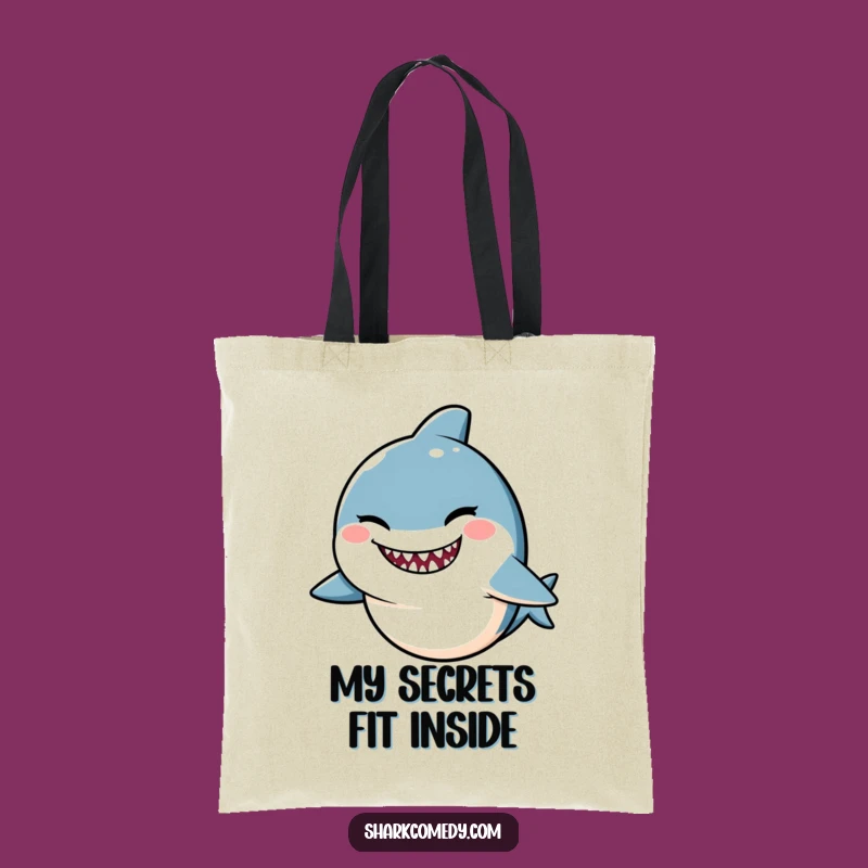 Funny Kawaii Shark Tote Bag: Carry Your Secrets with Hilarious Style